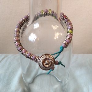 New, I made: 7.25” button bracelet